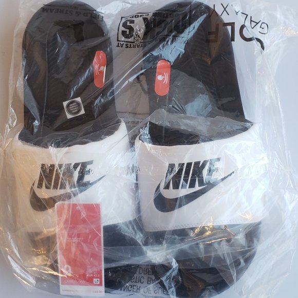 NEW Nike Men\'s Victori One Slide Sandals White/Black - #17 main image 8